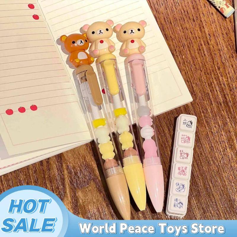 Stationery Supplier - Stylo gel Rilakkuma Bear Sister, motif