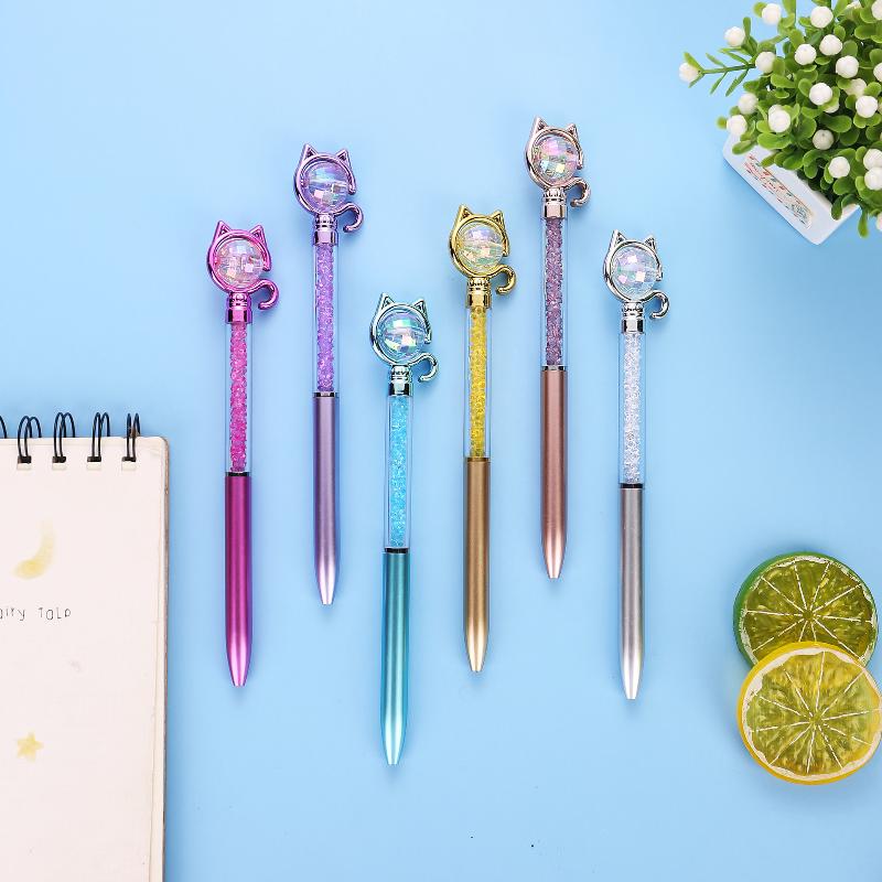 Stationery Supplier - /KQM/2pc Stylo créatif brillant avec strass,